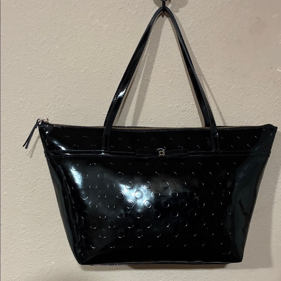 Kate Spade Shiny Black Tote - Picture 1 of 12
